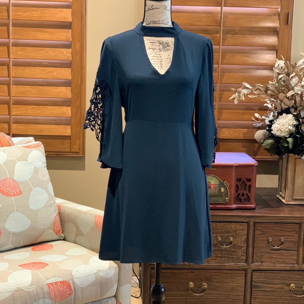 Blue dress